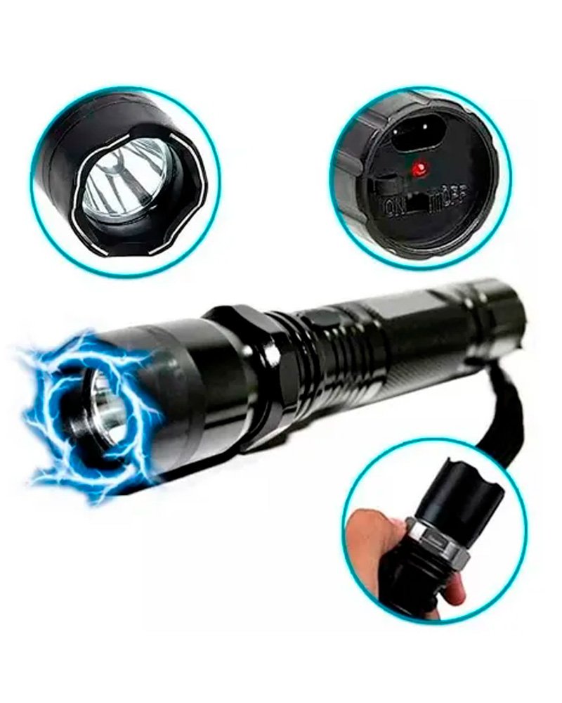 Linterna Táctica con Paralizador Taser